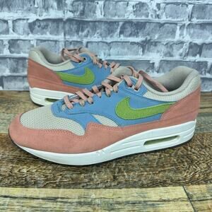 Nike Air Max 1 Light Madder Root Vivid Green DV3196-800 Mens Size 9